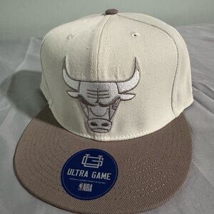 Ultra Game NBA Cap with Bull Logo